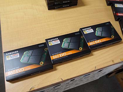 Samsungの最新SSD「860 EVO」「860 PRO」がデビュー、耐久性は最大8倍