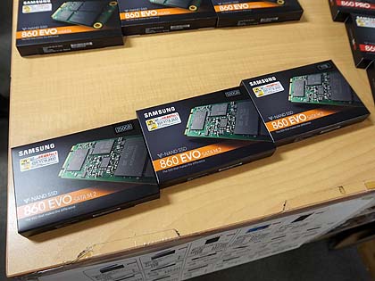 Samsungの最新SSD「860 EVO」「860 PRO」がデビュー、耐久性は最大8倍