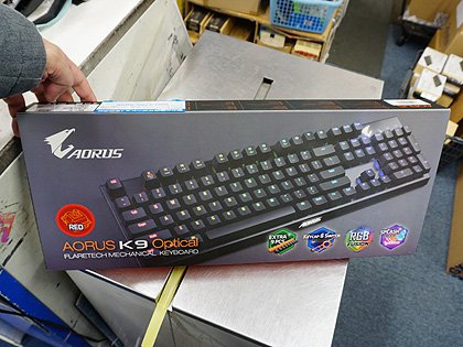 新品未使用 AORUS K9 Optical キーボード 光学式 ゲーミング K9 | GIGABYTE AORUS ゲーミングキーボード | CFD販売株式会社 CFD