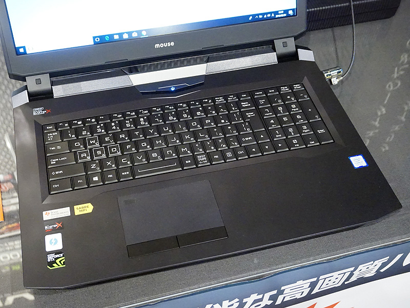 キーボードの様子