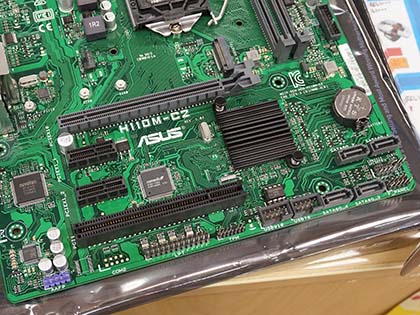 懐かしさを感じる緑色の基板、ASUS製マザー「H110M-C2/CSM」が発売
