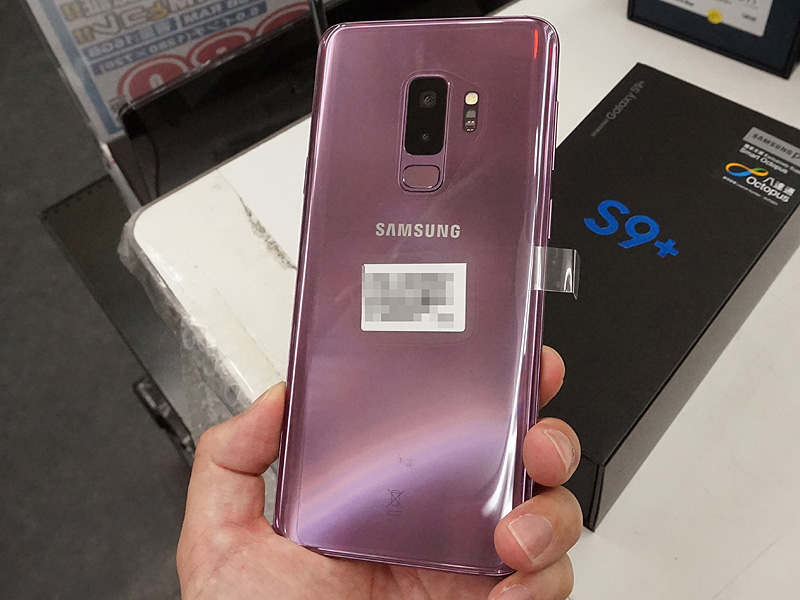 Galaxy S9+の本体背面