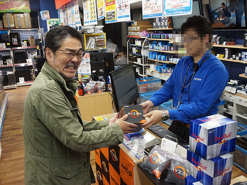 高橋敏也氏が来店