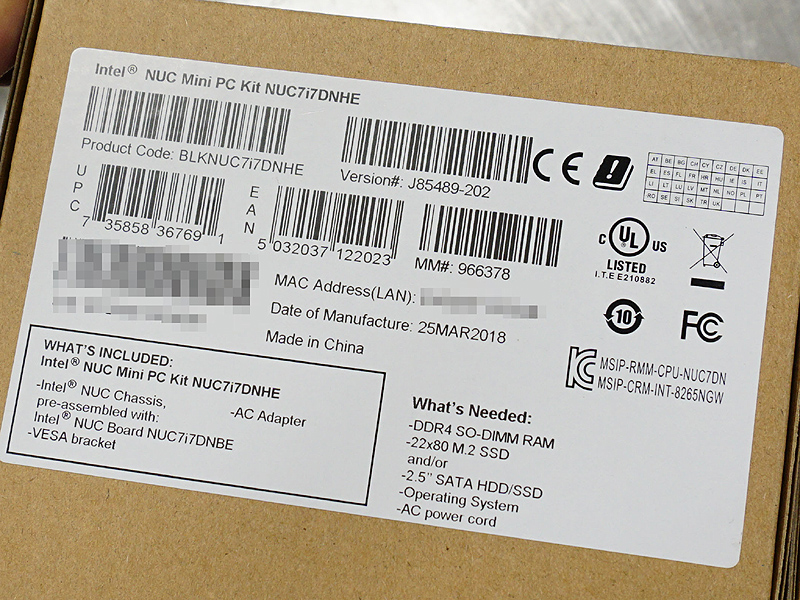 NUC7i7DNHE