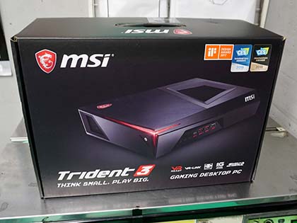 MSIの家庭用ゲーム機風PC「Trident 3」の新モデルが発売、第8世代Core 