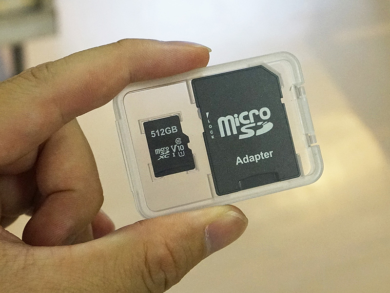 容量512GBのmicroSDXCカード「MRSDXC-512GU」
