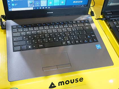 Gemini Lake搭載の14型ノート「m-Book E410」が店頭入荷、マウス製