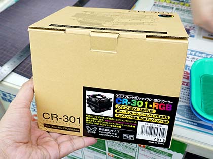 【新品未使用】サイズ/scythe 大型ＴＦCPUクーラー CR-301-RGB 新品未使用】サイズ/scythe 大型TFCPUクーラー CR-301-RGB