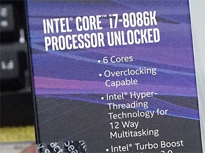 8086誕生40周年を記念した「Core i7-8086K Limited Edition」が発売