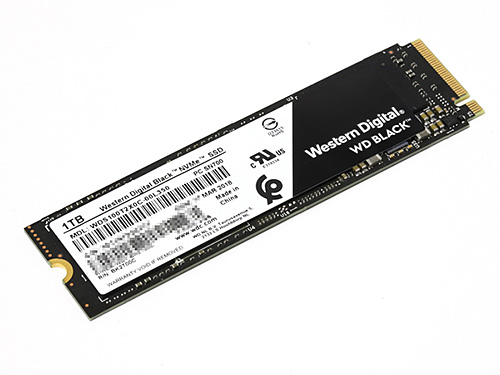 実測3.4GB/s超え、最速を狙えるNVMe SSD「WD Black NVMe SSD」をテスト