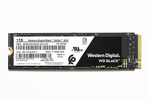 実測3.4GB/s超え、最速を狙えるNVMe SSD「WD Black NVMe SSD」をテスト