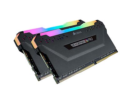 色鮮やかに発光するDDR4メモリ「VENGEANCE RGB PRO」がCORSAIRから