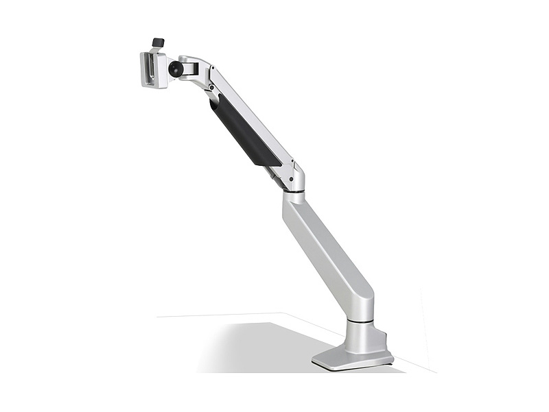 モニターアーム 1面用4軸アーム ガススプリング式（シルバー）(CEN-BS100-SV)も同時発売