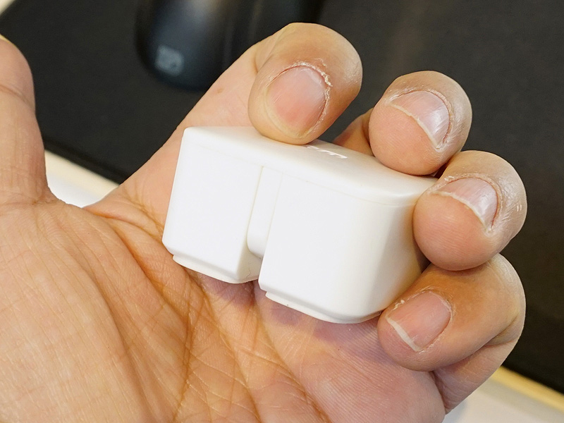 アームを閉まった状態