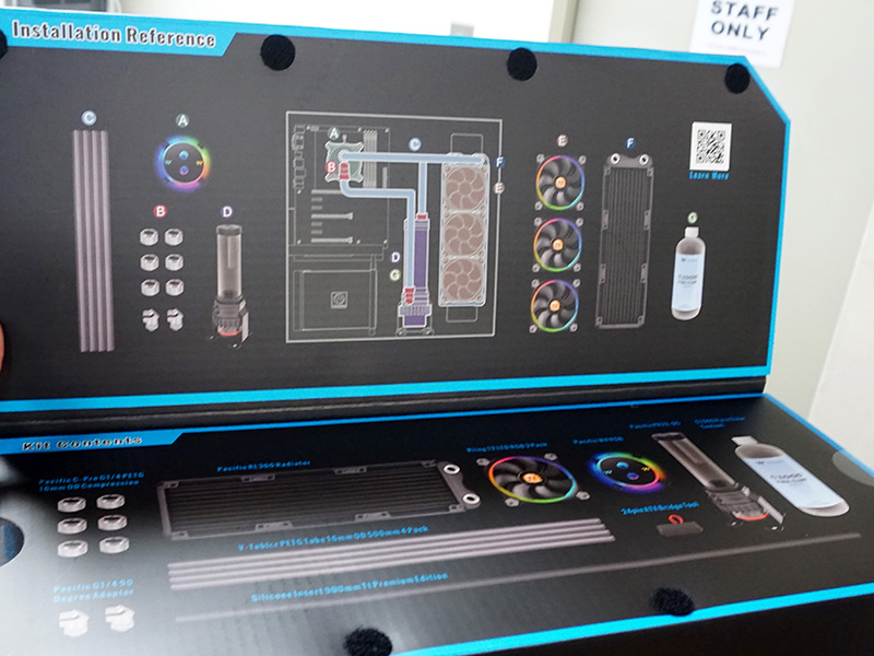 パーツ一覧と配置例