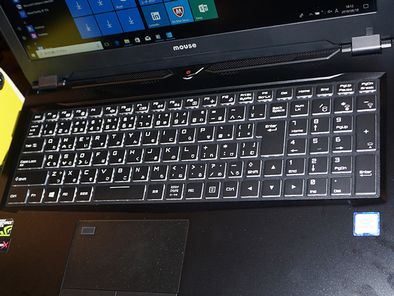 キーボードは日本語配列