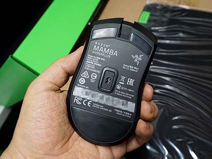 バッテリーレスの軽量ワイヤレスマウス「Mamba＋Firefly HyperFlux」が