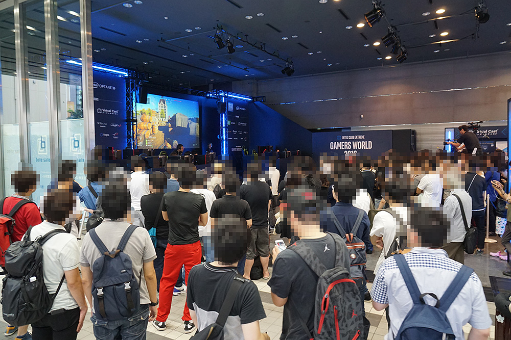 Battlefield Vのデモプレイ時も会場は満員に