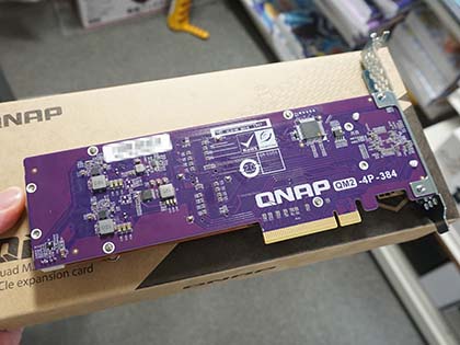 QNAPのNASキットにM.2 SSDを増設できる拡張カードが計8種類入荷