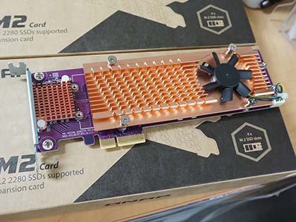 QNAPのNASキットにM.2 SSDを増設できる拡張カードが計8種類入荷