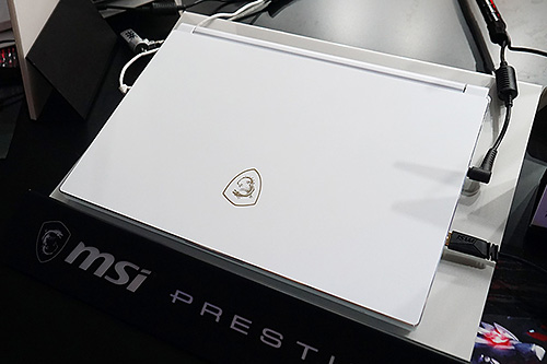 真っ白なハイスペックノートをMSIが発表、GeForce RTX 2080 Tiカードも