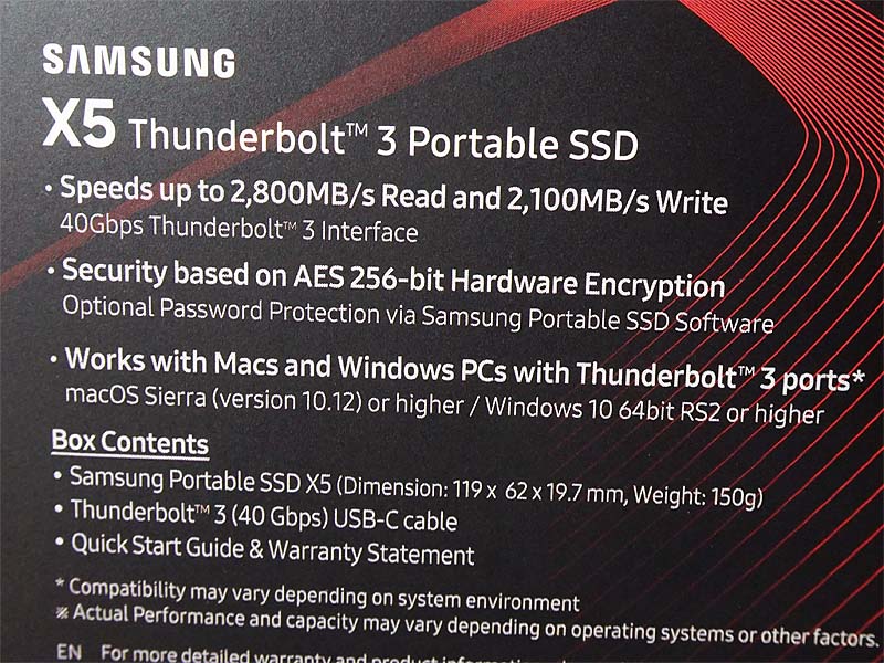 シーケンシャルリード速度は最大2,800MB/s