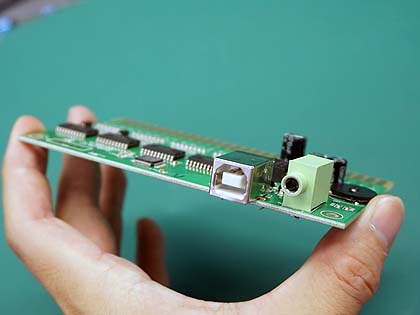 USBパッド接続型 コントロールボックス JAMMA コントローラー接続 アーケードコントロールボックスをUSB接続にする変換基板が店頭