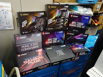 Intel Z390」搭載マザーが各社から登場、第9世代Coreプロセッサに対応