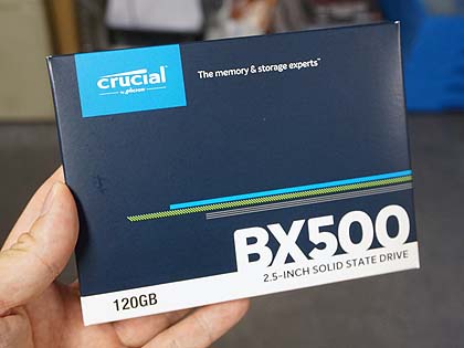 Crucialの最新SSD「BX500」が店頭入荷、並行輸入の480GBは実売8,980円