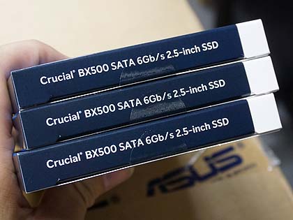 Crucialの最新SSD「BX500」が店頭入荷、並行輸入の480GBは実売8,980円