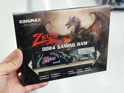 ドラゴン柄のDDR4 OCメモリ「Zeus Dragon DDR4 Gaming RAM」が発売