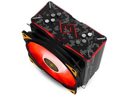 TUF GAMING認証の光るCPUクーラー「GAMMAXX GT TGA」がDeepcoolから