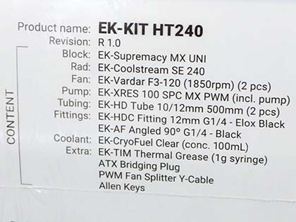 ハードチューブを使ったCPU用本格水冷キットがEK Water Blocks