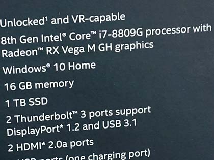 最強Intel NUC「HADES CANYON」に1TB SSD搭載の完成品モデル、実売24万