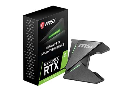 MSI NVlink 動作確認済み MSIブランドのNVLinkブリッジが発売、3スロット用 - AKIBA PC