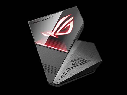 GeForce RTX 2080/Ti用のNVLinkブリッジがASUSから、スロット間隔違い