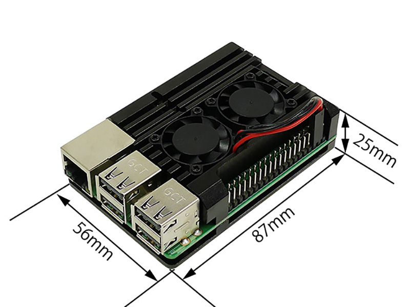 装着例（Raspberry Piは別売り）