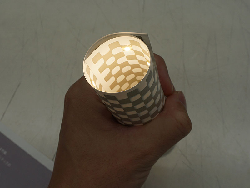 きつく巻いた状態