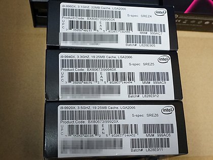 18コア/36スレッドの「Core i9-9980XE」が遂にデビュー、実売25