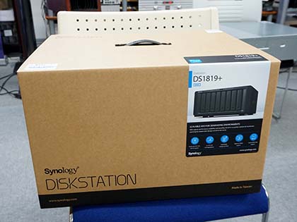 ビジネス向けの8ベイNAS「DiskStation DS1819+」がSynologyから