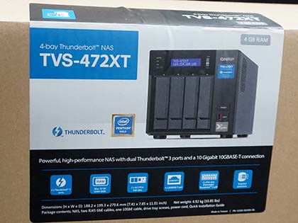 クリエイター向けの高機能NAS「TVS-x72XT」がQNAPから、計3モデル