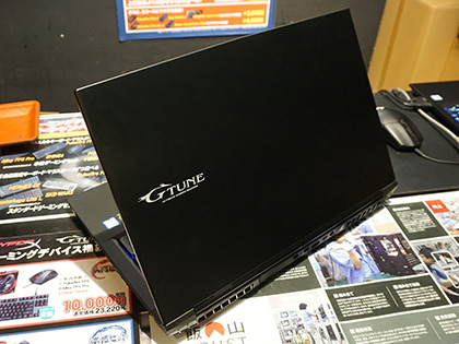 VR対応 17.3型ゲーミングノートNEXTGEAR-NOTE i71000 デスクトップ版CPU＆GPUを積んだ爆速ゲーミングノート「NEXTGEAR