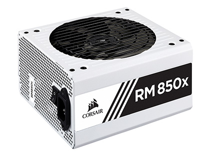 奥行き160mmの“白いATX電源”がCORSAIRから、容量違いで計2種類