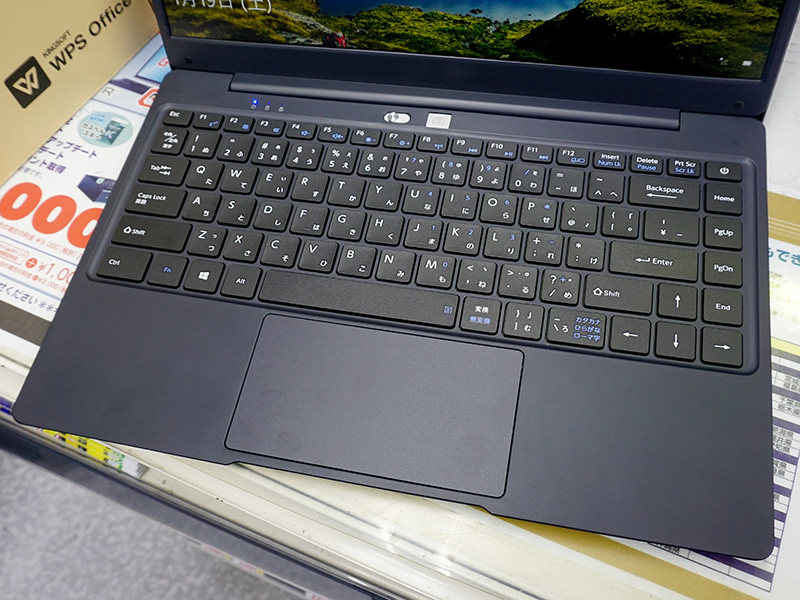 キーボードは日本語配列