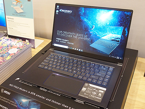 GeForce RTX 20搭載でも薄型、新型ゲーミングノートPCをMSIが発表