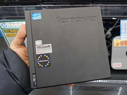 Core i5搭載のミニPC「ThinkCentre M92p Tiny」が税込32,800円 （取材