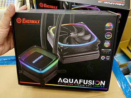 ENERMAXの光る水冷CPUクーラー「AQUAFUSION」が発売、計2モデル