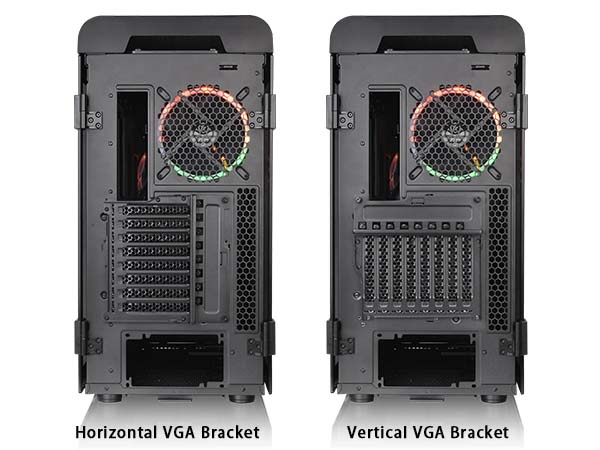 拡張カードブラケットの向きを変更可能