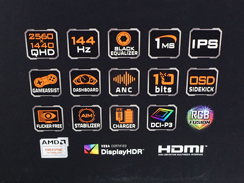 解像度は2,560×1,440ドット