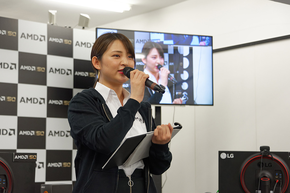 MCを務めた鈴木 咲さん